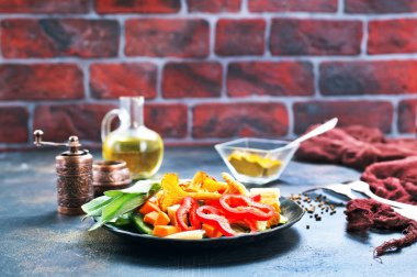 mantar ile karıştırmak zerzevat