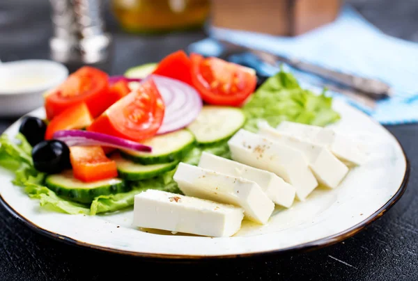 Färska vegetarisk sallad — Stockfoto