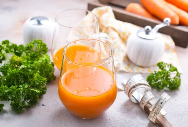 Carrot juice — Stock Photo, Image