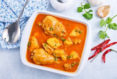 yakından görmek baharatlı tavuk köri seramik kase 