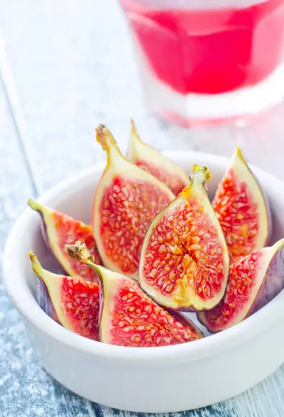 Figs Juice Food Background — Stock Photo, Image