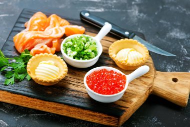 Deniz mahsullü tartaletler