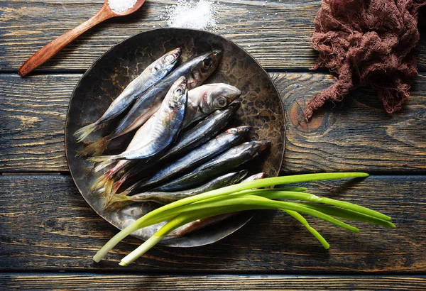 Beredning Luktfisk Luktfisk Tallrik — Stockfoto