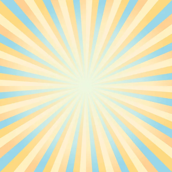 Abstrakta gul och Blå strålar bakgrund. Vektor Eps 10, cmyk — Stock vektor