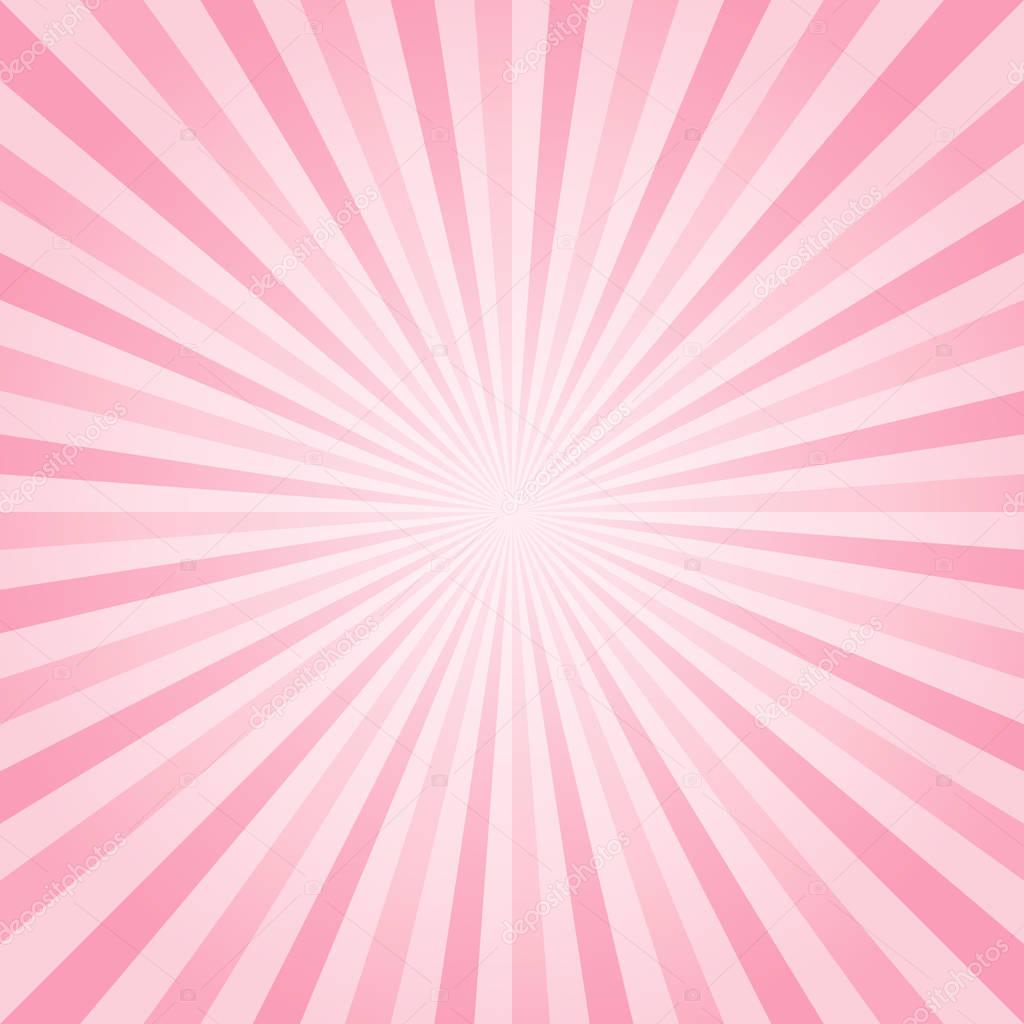 Abstract Soft Pink Rays Background Vector Eps 10 Cmyk — Stock Vector