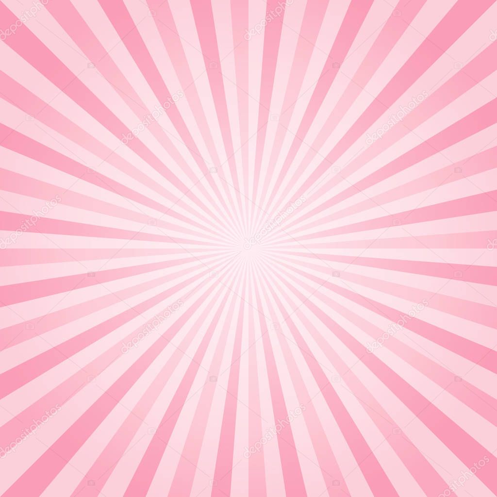 Abstract Soft Pink Rays Background Vector Eps 10 Cmyk — Stock Vector