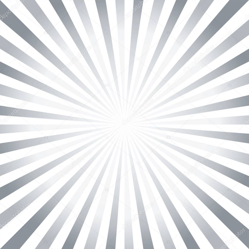 Abstract light Gray White rays background. Vector EPS 10 cmyk