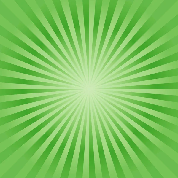 Abstract Soft Green Rays Background Vector Eps Cmyk — Stock Vector