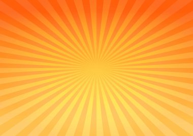 Parlak sarı turuncu degrade ışınları arka plan. Vektör Eps 10 cmyk