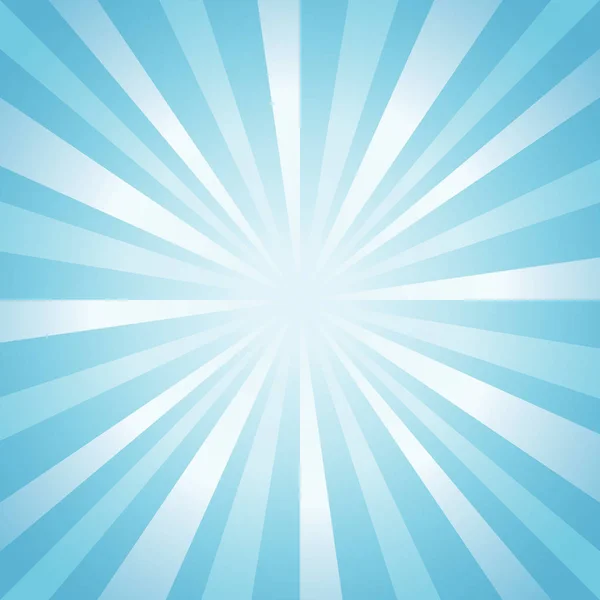 Abstract soft light Blue rays background. Vector — Stock Vector