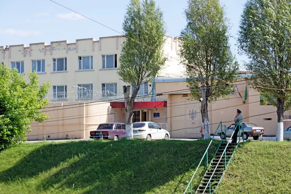 Kharkiv Ucrania Octubre 2017 Muralla Edificios Territorio Del Centro Penitenciario —  Fotos de Stock