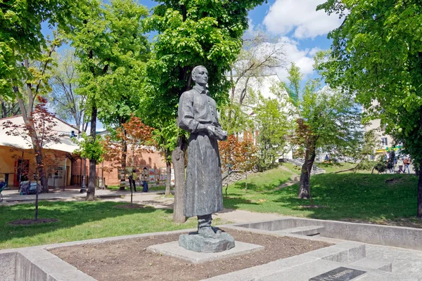 Kharkiv Ucrania Mayo 2016 Monumento Filósofo Poeta Hryhorii Skovoroda 1722 — Foto de Stock