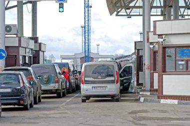 Rus-Ukrayna sınırından Rus tarafına dön. Hoptivka sınırı (Harkiv ve Belgorod arasında). Mart 2020