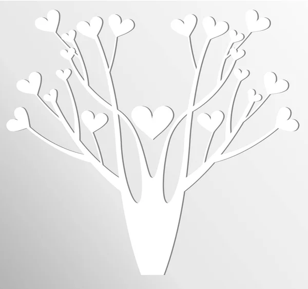 Stylized vector tree. — Stock Vector