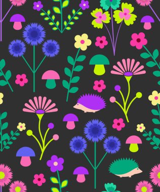 seamles çiçek deseni.