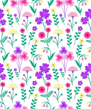 seamles çiçek deseni.