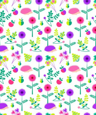 seamles çiçek deseni.