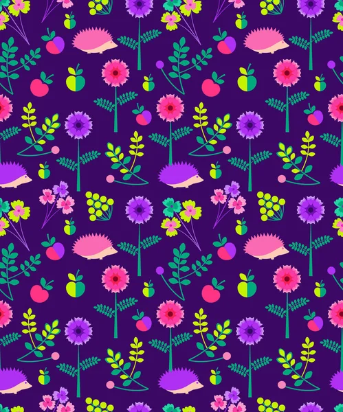 Seamles motif de fleurs . — Image vectorielle
