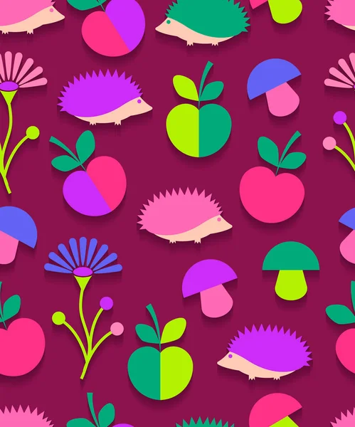 Seamles motif de fleurs . — Image vectorielle