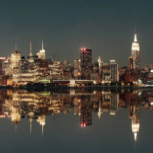 Midtown manhattan panoramę — Zdjęcie stockowe