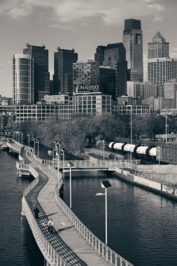 Philadelphia manzarası görünümü