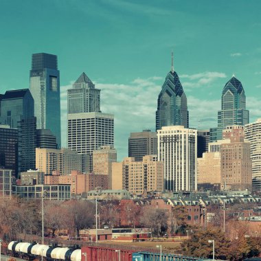Philadelphia manzarası görünümü