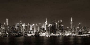 Midtown manzarası Hudson Nehri üzerinde