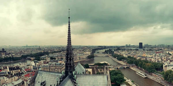 Paris rooftop panorama — Stock Photo, Image
