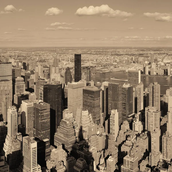 Cidade de Nova Iorque a leste — Fotografia de Stock