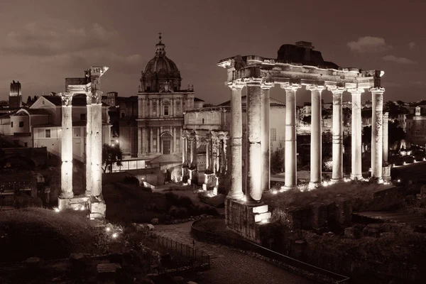 Foro di Roma con rovine — Foto Stock