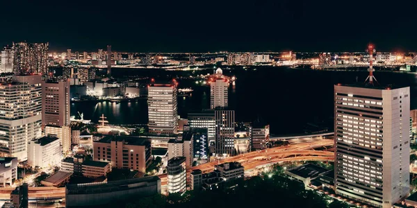 Panorama Tokia městské mrakodrap — Stock fotografie