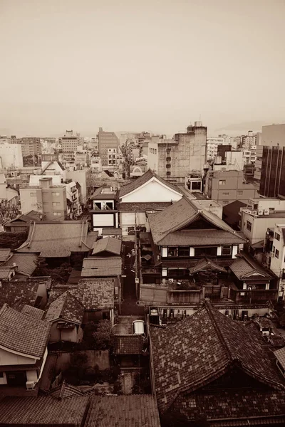 Widok na dachu miasta Kyoto — Zdjęcie stockowe