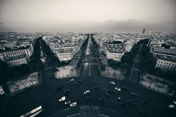 Blick auf die Dachterrasse von Paris — Stockfoto