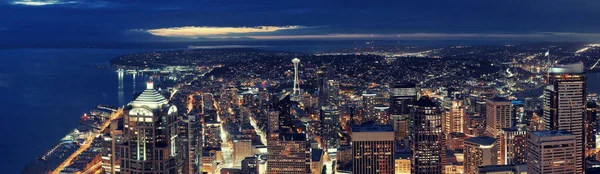 Panorama do telhado de Seattle — Fotografia de Stock