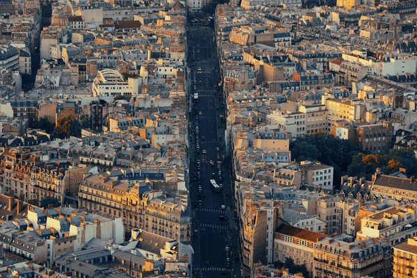 Paris city rooftop — Stock Photo, Image