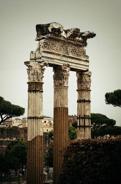 Foro di Roma con rovine — Foto Stock