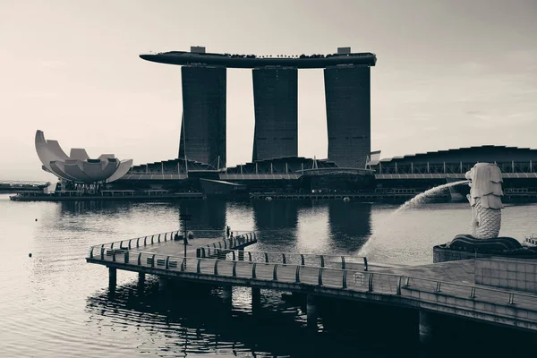 Singapur manzarası görünümü — Stok fotoğraf