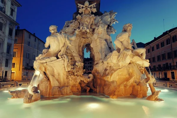 Fontana dei Quattro Fiumi i — Stockfoto