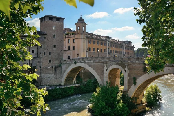 Pons Fabricius (Ponte dei Quattro Capi) —  Fotos de Stock