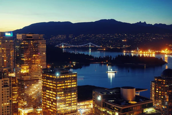 Vancouver rooftop view — Stock Photo, Image