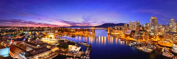 Vista sul porto di Vancouver — Foto Stock