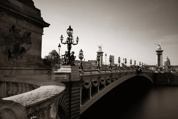 Alexandre III bro i Paris - Stock-foto