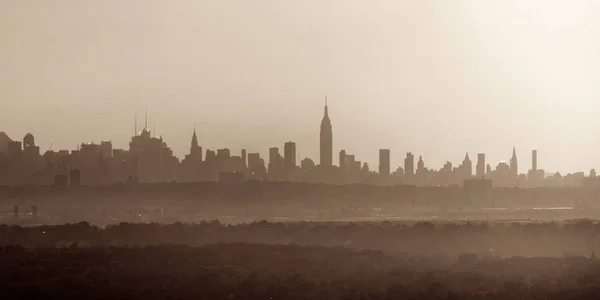 New York City silhouette — Stock Photo, Image