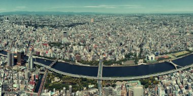 Tokyo şehir manzarası  