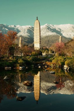 dali eski şehirdeki antik pagoda