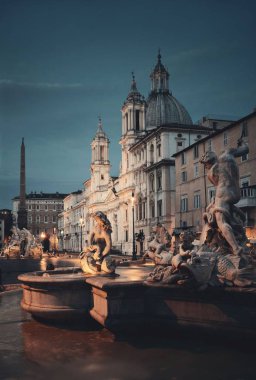 Roma 'da Navona Meydanı