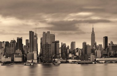 New York şehrinin silüeti