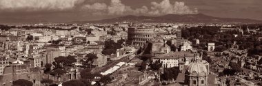 Roma çatı panoramik görünüm