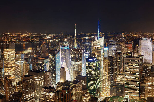 New York City midtown skyline