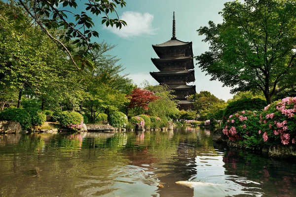 Toji-Tempel mit historischem Gebäude — Stockfoto